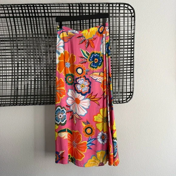 Farm Rio floral print midi skirt - Picture 5 of 7
